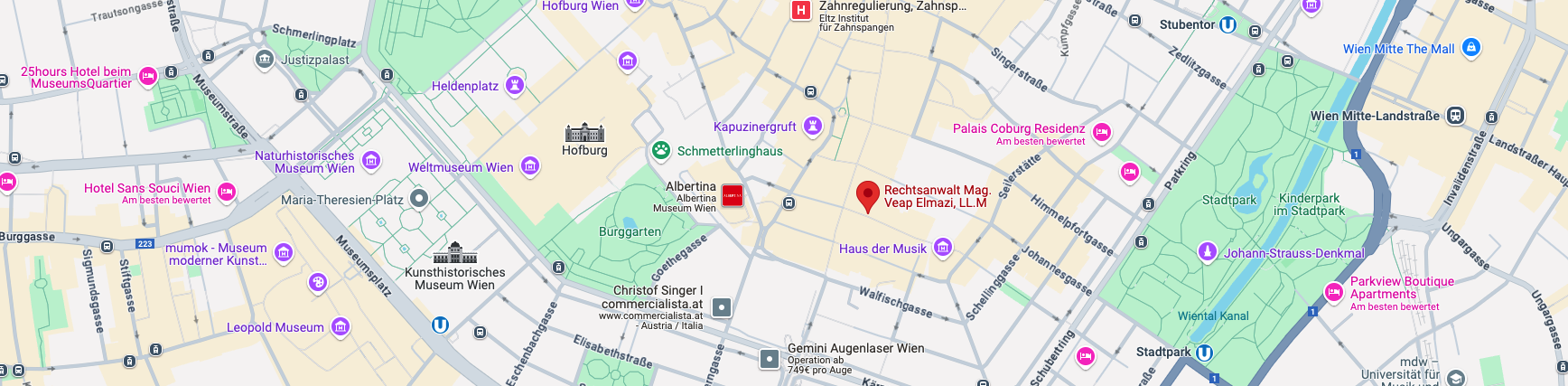 Kontakt Map
